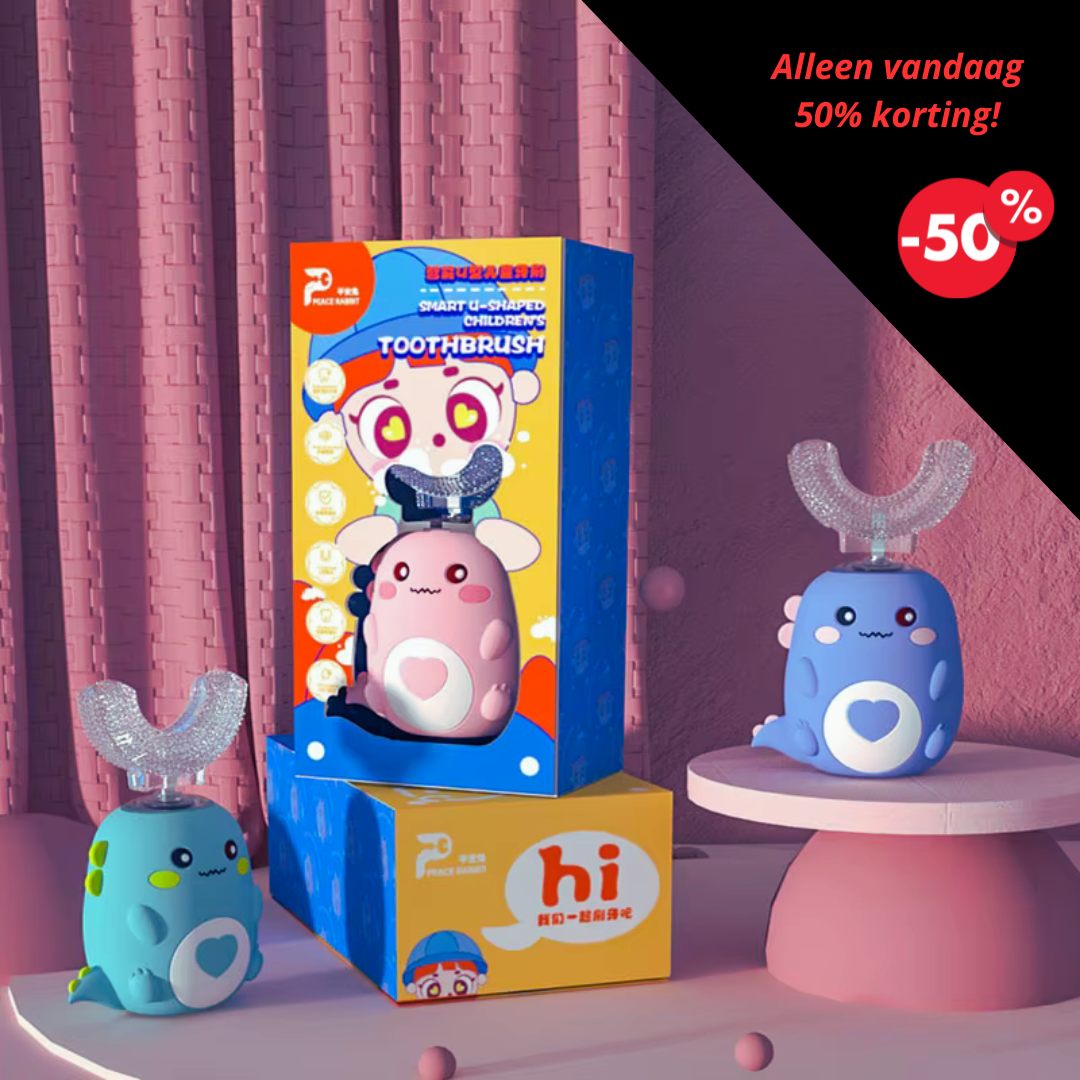 ToothyPal™ U-Brush|Elke dag een sprankelende kinderlach